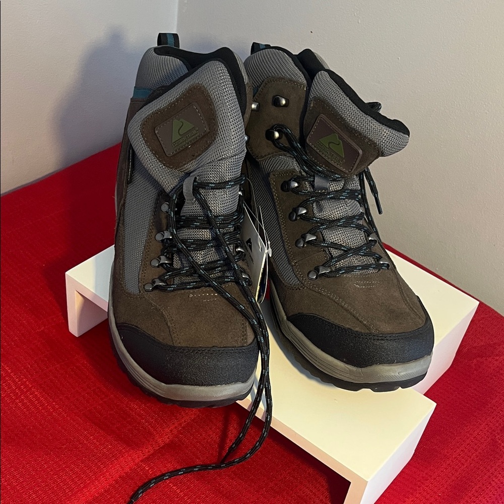 Ozark Trail Black ,Grey and Brown Men's Boots Waterproof